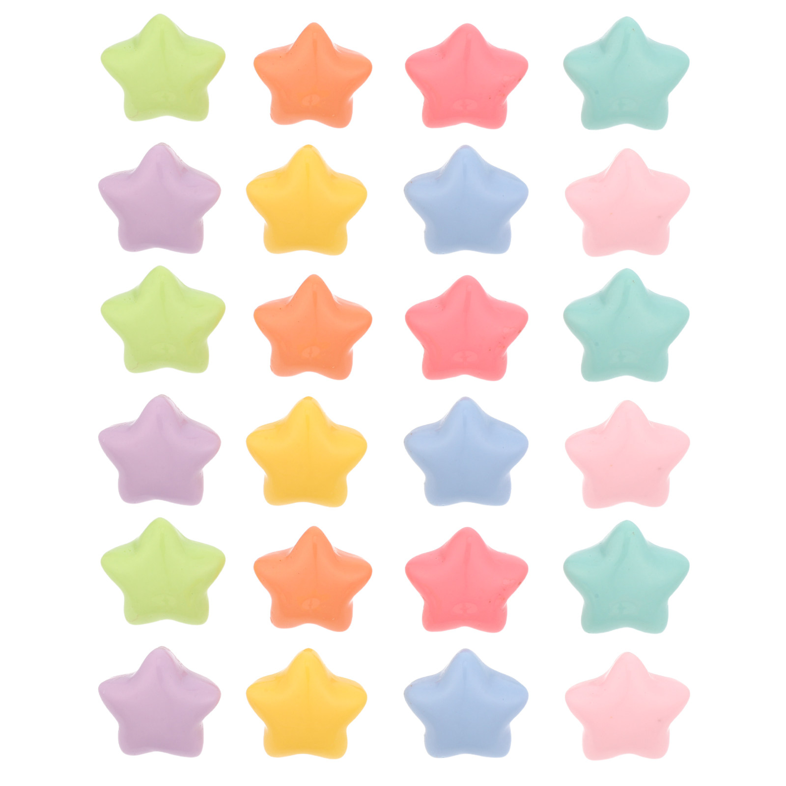 Star Map Poster - 30 punaises étoiles en résine à